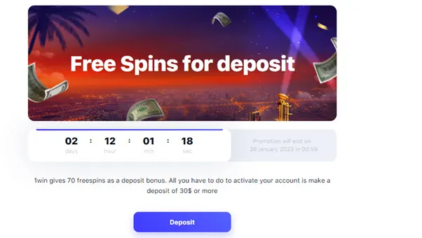 Deposit Freespin Bonus